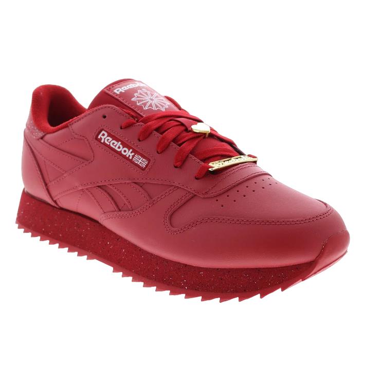 Reebok Womens Classic Leather Ripple Low Red GZ4119
