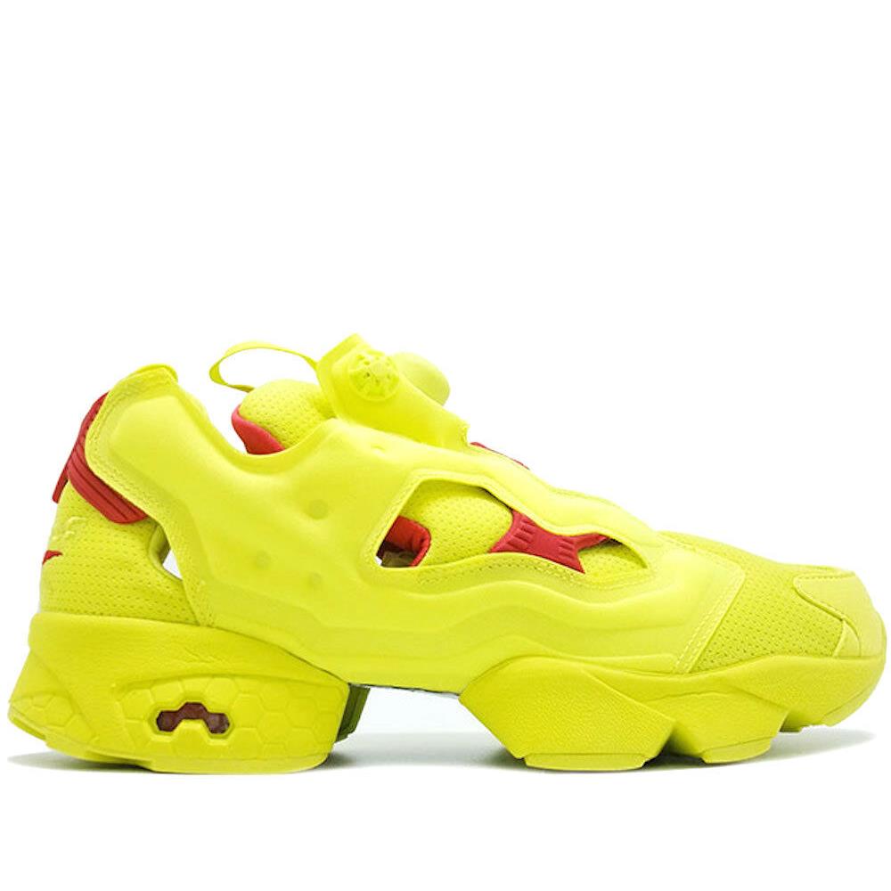 Men`s Reebok Insta Pump Fury OG Packer Collaboration Limited AR3497 Green/red - Lime Green/Red