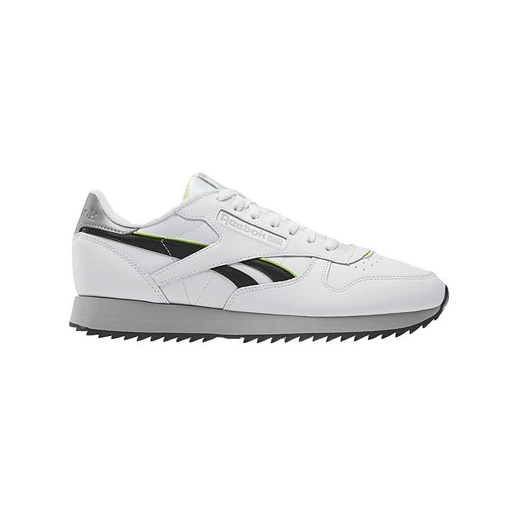 Reebok Mens White Sneaker 100032767 Classic Leather Ripple ID1585