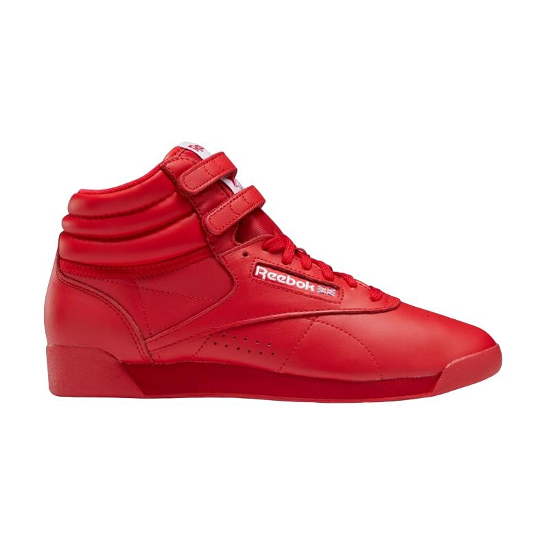 Reebok Classic Women`s Red Freestyle Hi Fashion Sneakers GV6724 100005871 F/s HI - Red