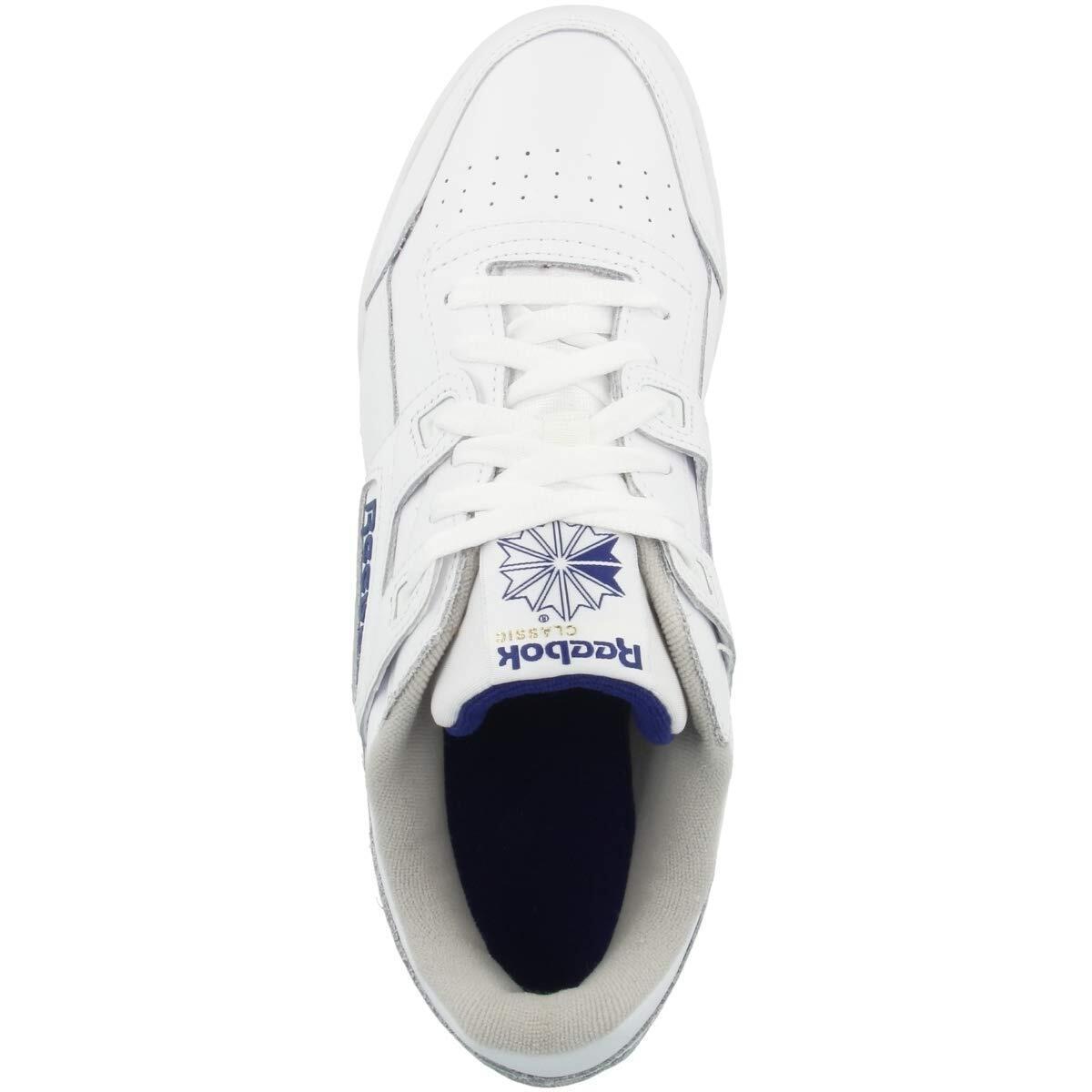 Reebok Men Workout Plus Sneaker White/royal Blue 2759