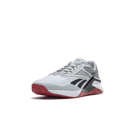 Reebok Men`s Nano X2 Cross Trainer Sneakers GX8757 White/grey/vector Red