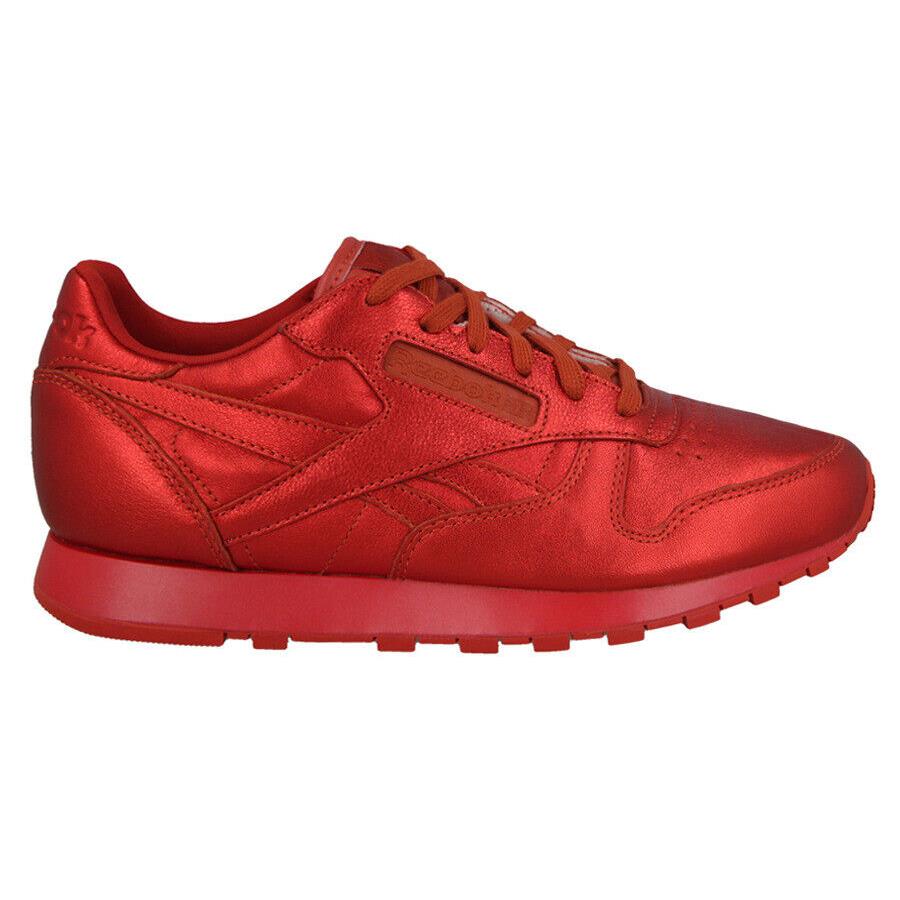 Reebok Classic Leather Face Fashion Red BD1492 Women Size US 5.5 - Red