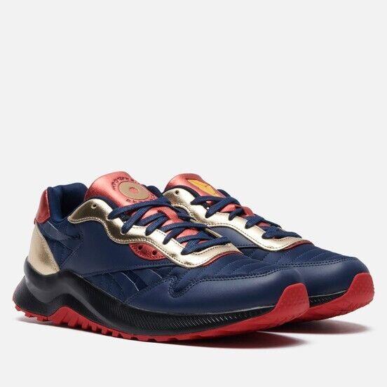 Reebok Men`s Heritance x Power Ranger Sneakers Navy/power Red/metallic 5.5 M