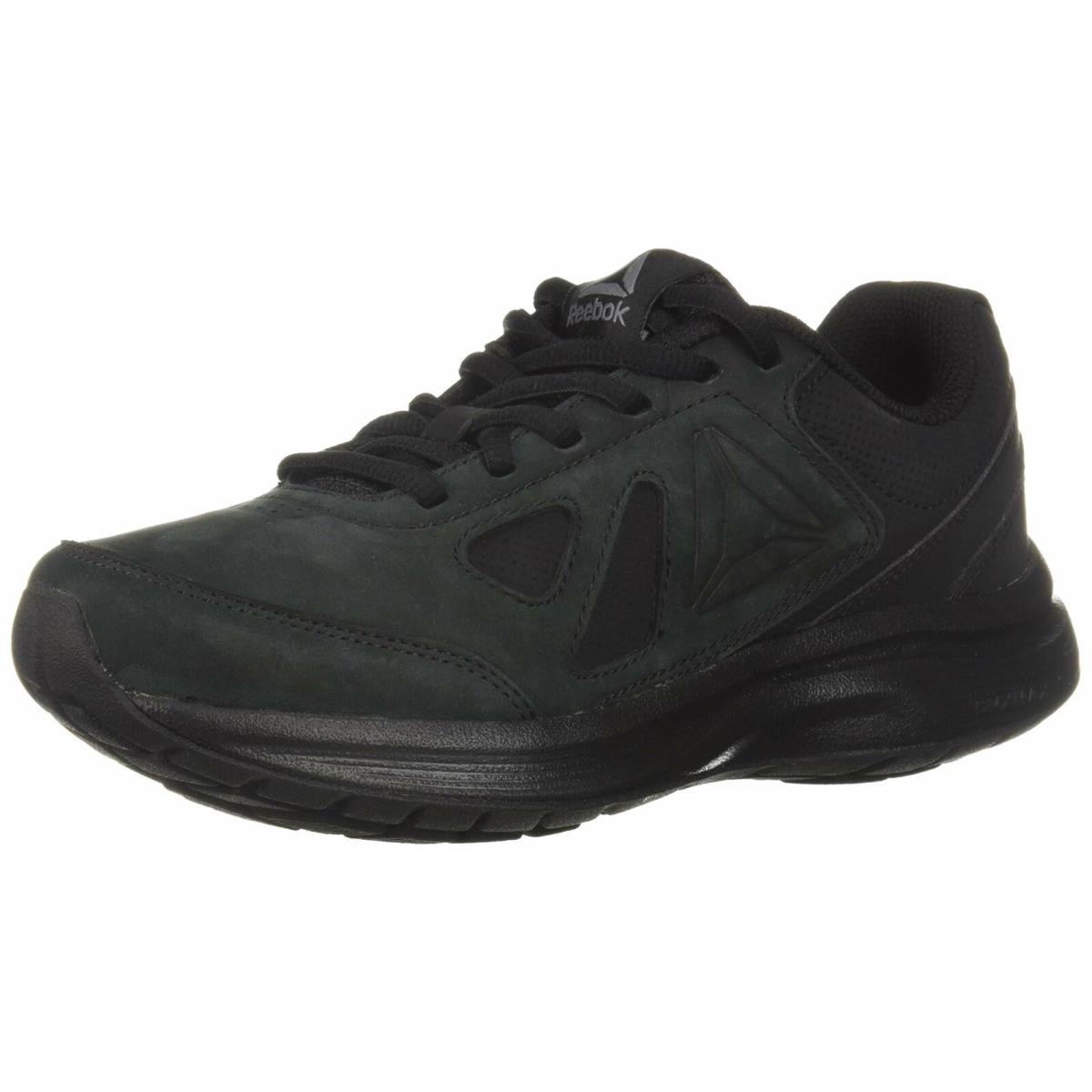 Reebok Women`s Walk Ultra 6 Dmx Max Sneaker Black/alloy CN0829 Size 7.5M - Black/Alloy