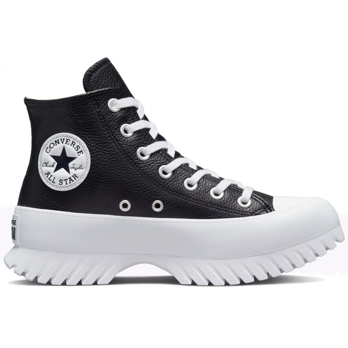 Converse Men`s Chuck Taylor All Star Lugged 2.0 Premium Leather Lined High Top Black