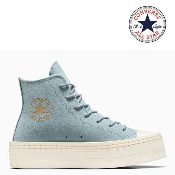 Converse Chuck Taylor All Star Modern Lift Platform Suede Blue A06816 Woman