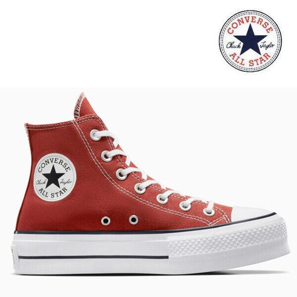 Converse Ctas Lift Platform Women`s A06896F Red/white ON - Red