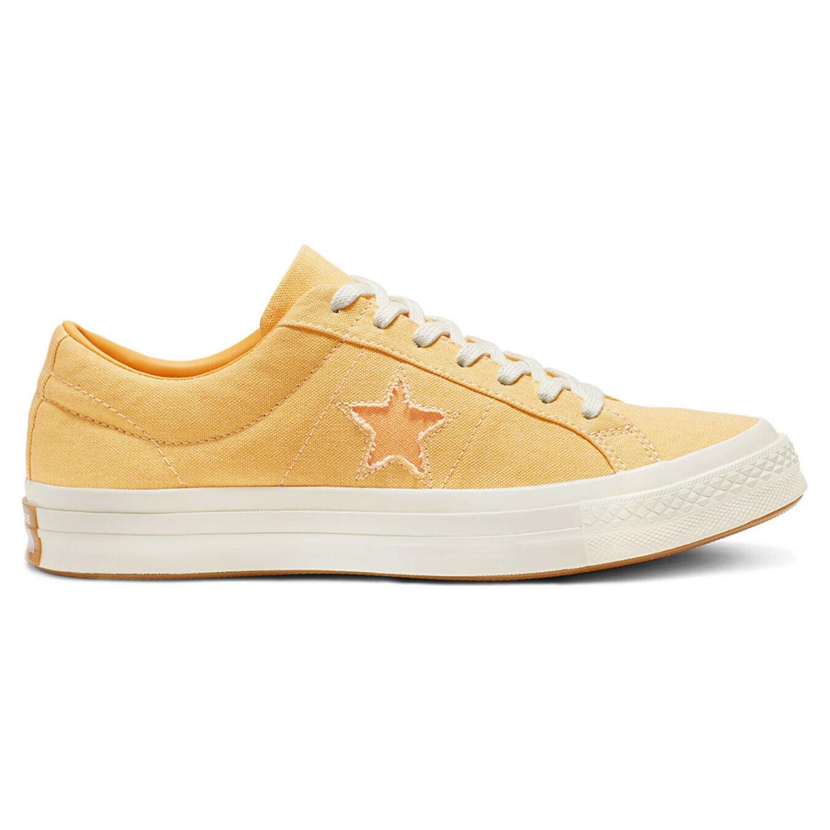 Men`s Converse One Star OX Athletic Fashion Sneakers 164358C - Yellow