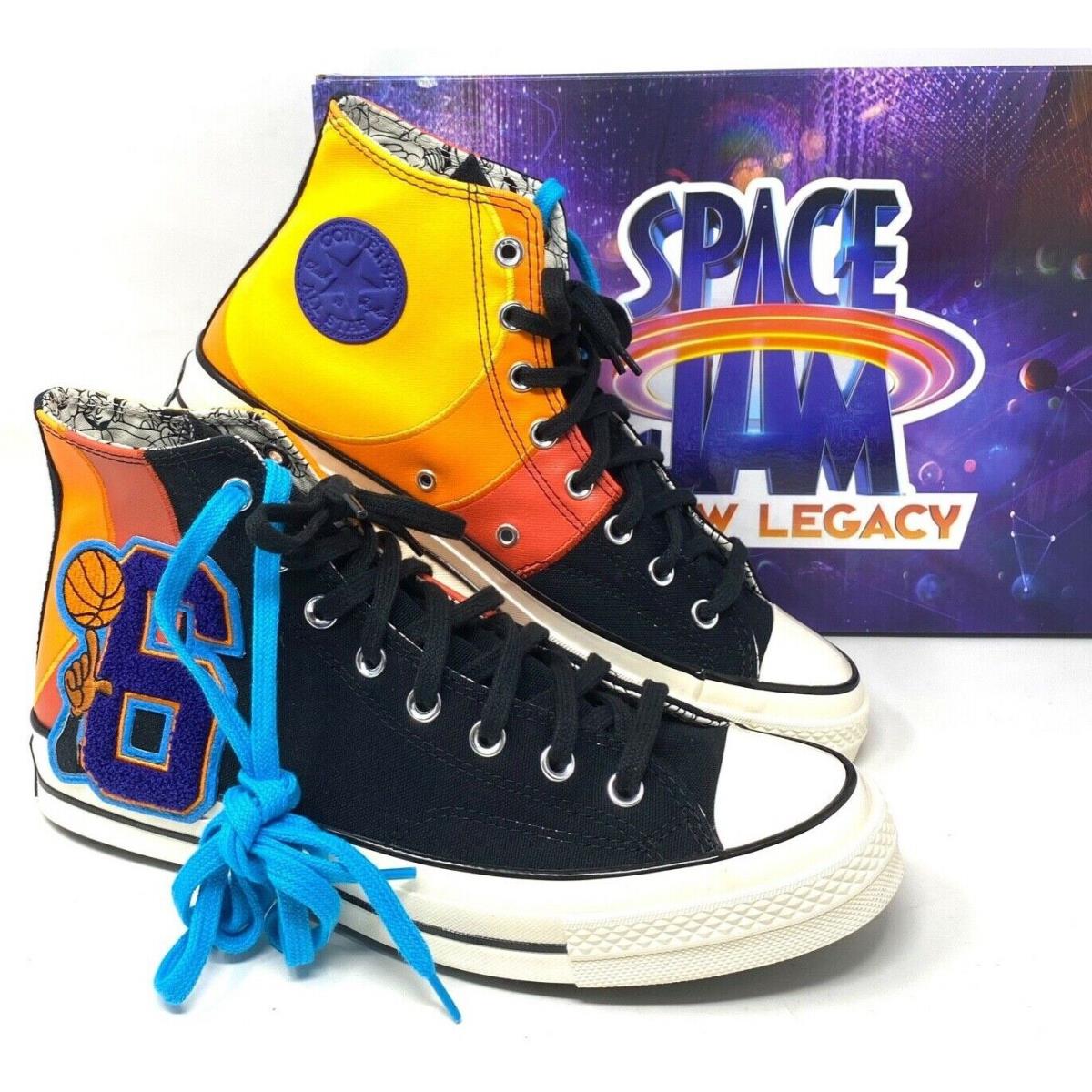 Converse Chuck 70 HI Black Mantra Orange Legacy Sneaker Men`s 10 172482C