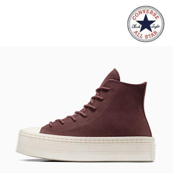 Converse Chuck Taylor All Star Modern Lift Platform Suede Brown A06783C Woman