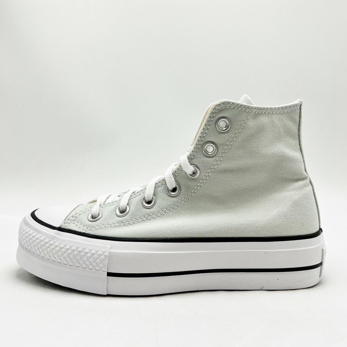 Women Converse Chuck Taylor All Star Lift Platform Light Silver 572720F Sz 6.5