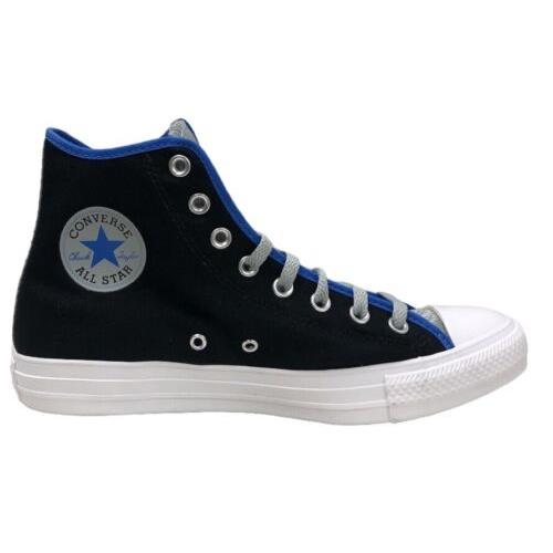 Nib- Converse Chuck Taylor All Star High- Black/blue- Men`s Size 8.5