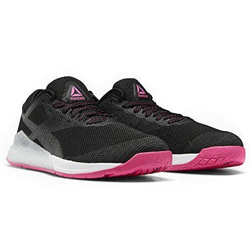 Reebok Women`s Nano 9 Cross Trainer Sneaker H00758 Black/pink Size 5M