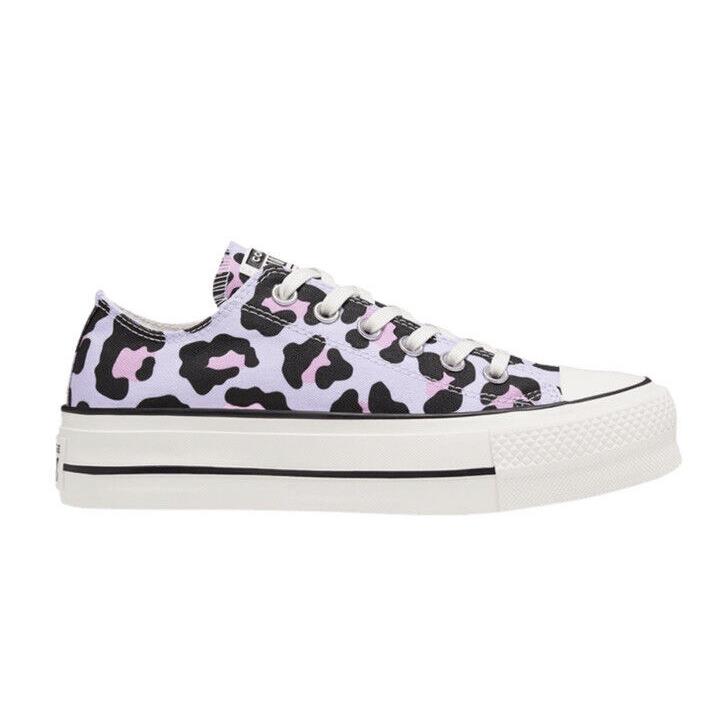 Converse Chuck Taylor All Star Lift OX Vintage Pink Leopard Women s 6 568003C