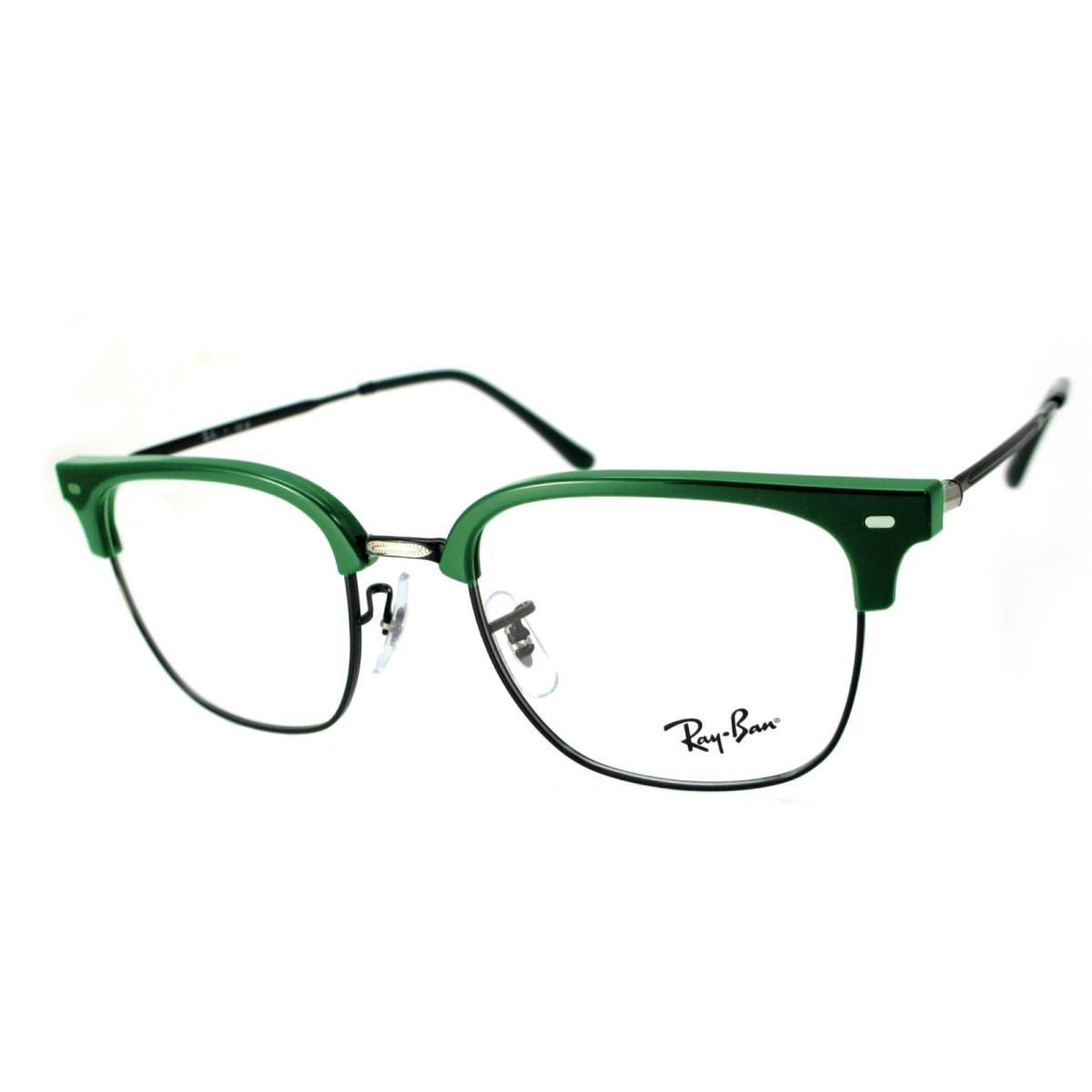Ray-ban Clubmaster Reading Glasses RB 7216 8208 51 Black Green Frame Readers - Black & Green, Frame: Black & Green, Lens: