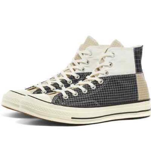 Men`s Converse Chuck 70 Quad Ripstop Sneaker Black Egret Oyster Size: 11.5