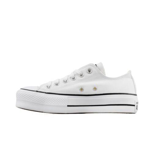Converse Women`s Chuck Taylor All Star Lift Sneakers White/black/white 10.5 US