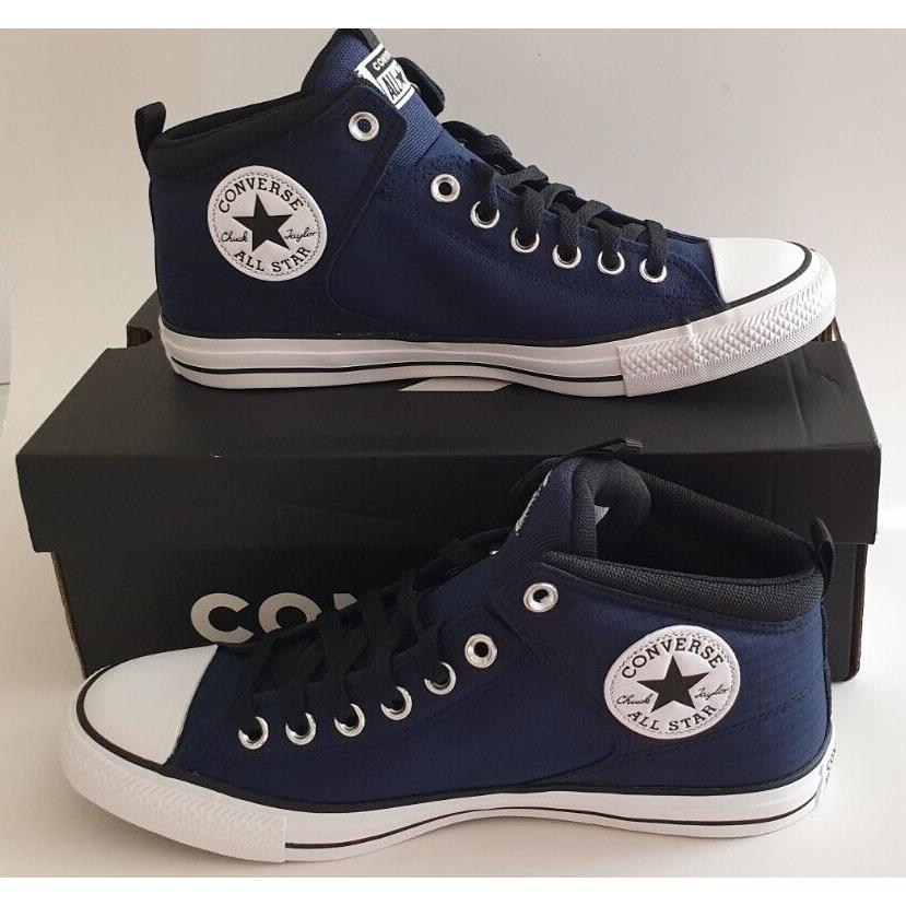 Converse Chuck Taylor All Star High Street Canvas Navy Mens Size 8.5 Womens 10.5 - Navy