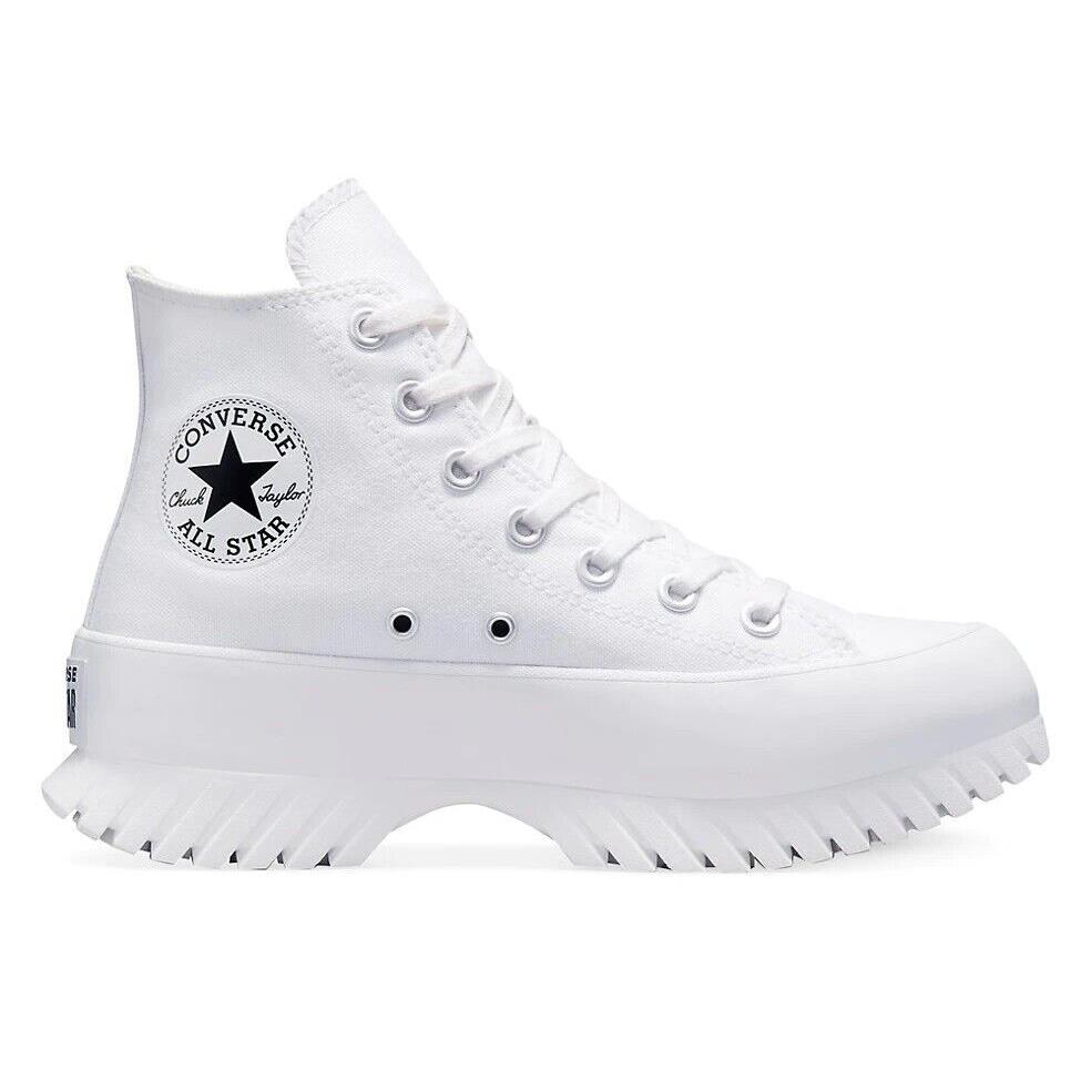 Converse Men`s Chuck Taylor All Star Lugged 2.0 White Canvas Upper Size 8.5M