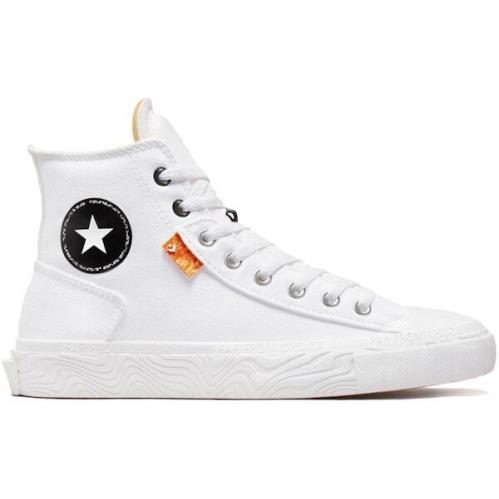 Converse Chuck Taylor All Star Alt Canvas White Black Sz 8.5