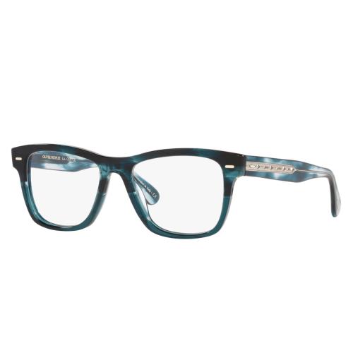 Oliver Peoples OV5393U Workman 1672 Teal Blue Squared Men`s 51MM Eyeglasses