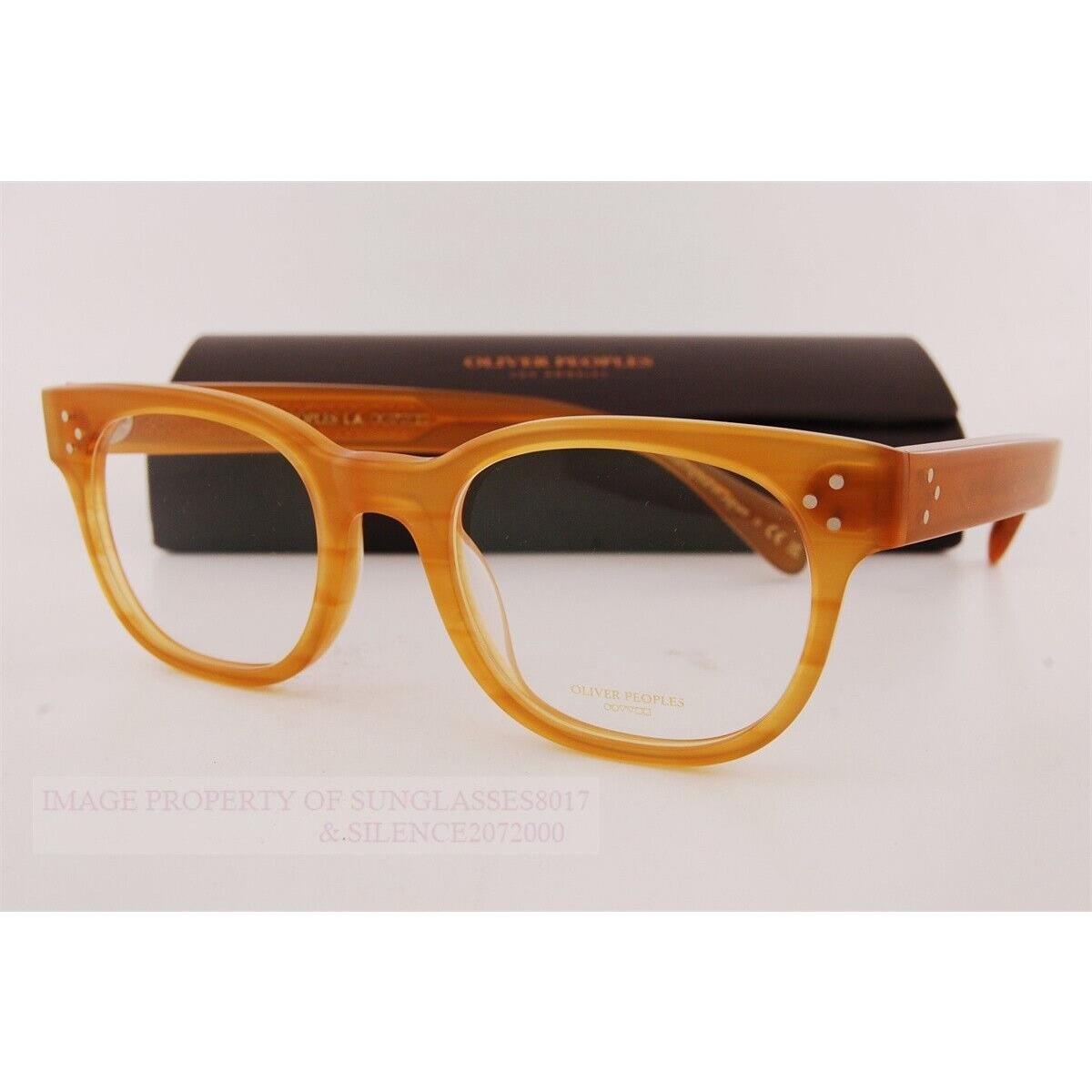 Oliver Peoples Eyeglass Frames Afton OV 5545U 1779 Matte Goldwood 49mm