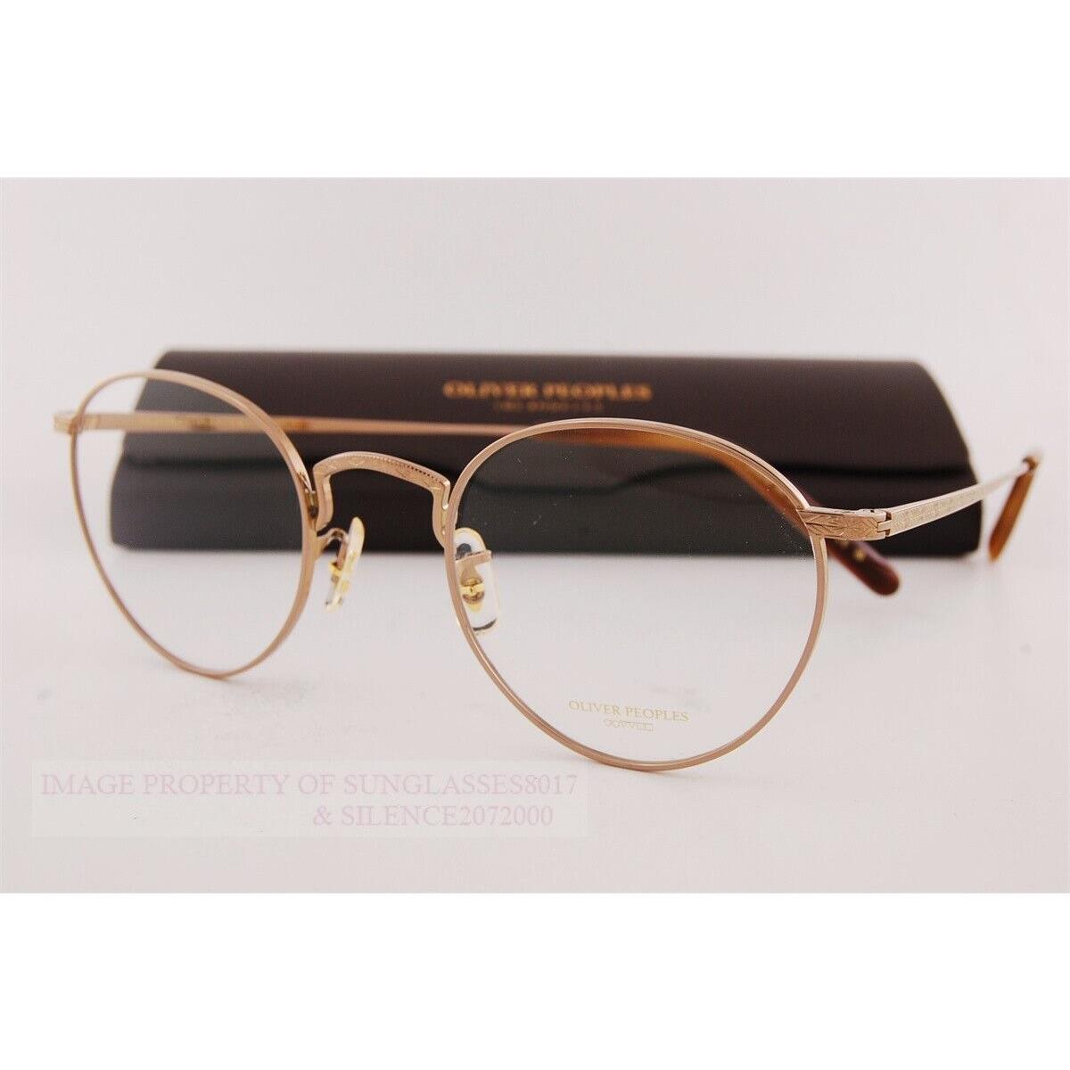 Oliver Peoples Eyeglass Frames OP-47 OV 1330T 5035 Gold Titanium 47mm