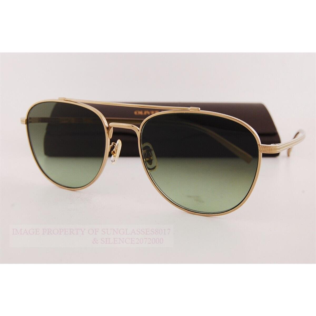 Oliver Peoples Sunglasses Rivetti 1335ST 5035BH Gold Titanium/G-15 Gradient