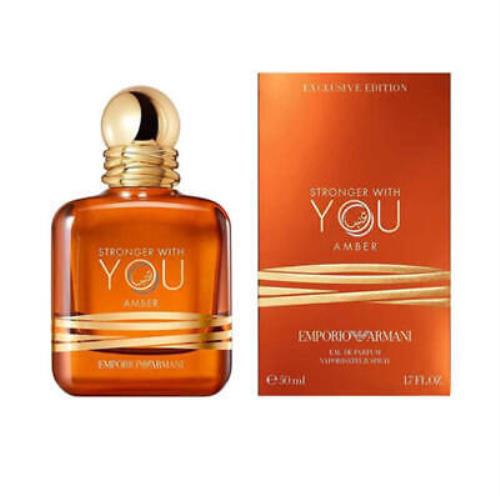 Emporio Armani Unisex Stronger with You Amber Edp Spray 3.4 oz Fragrances