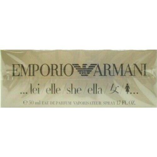 Emporio Armani She Eau DE Parfum Spray For Women 1.7 Oz / 50 ml Package