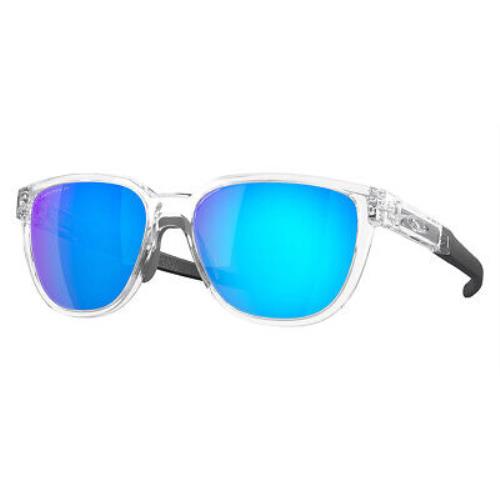 Oakley Actuator OO9250 Sunglasses Men Polished Clear 57mm - Frame: , Lens: Prizm Sapphire Polarized Mirrored