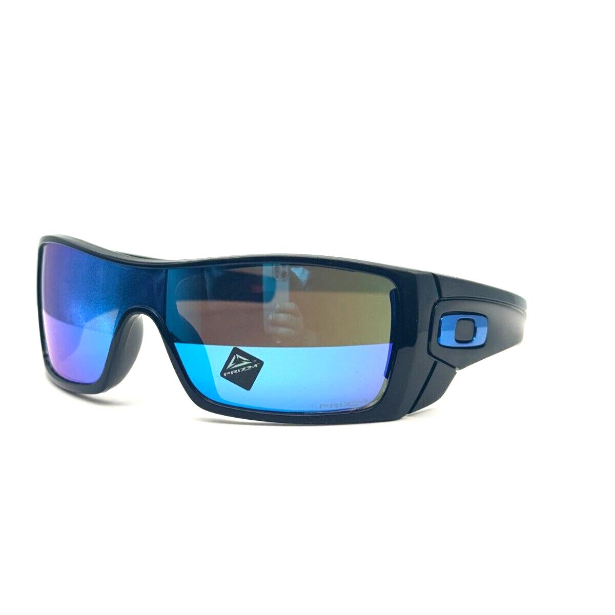 Oakley OO 9101 5827 Bat Wolf Black/prizm Sapphire Shield Men`s Sunglasses