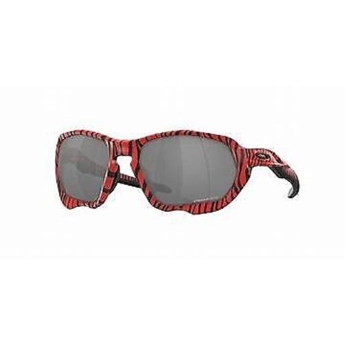 Oakley Plazma A OO9019-07 Red Tiger / Prizm Black 59mm Sunglasses