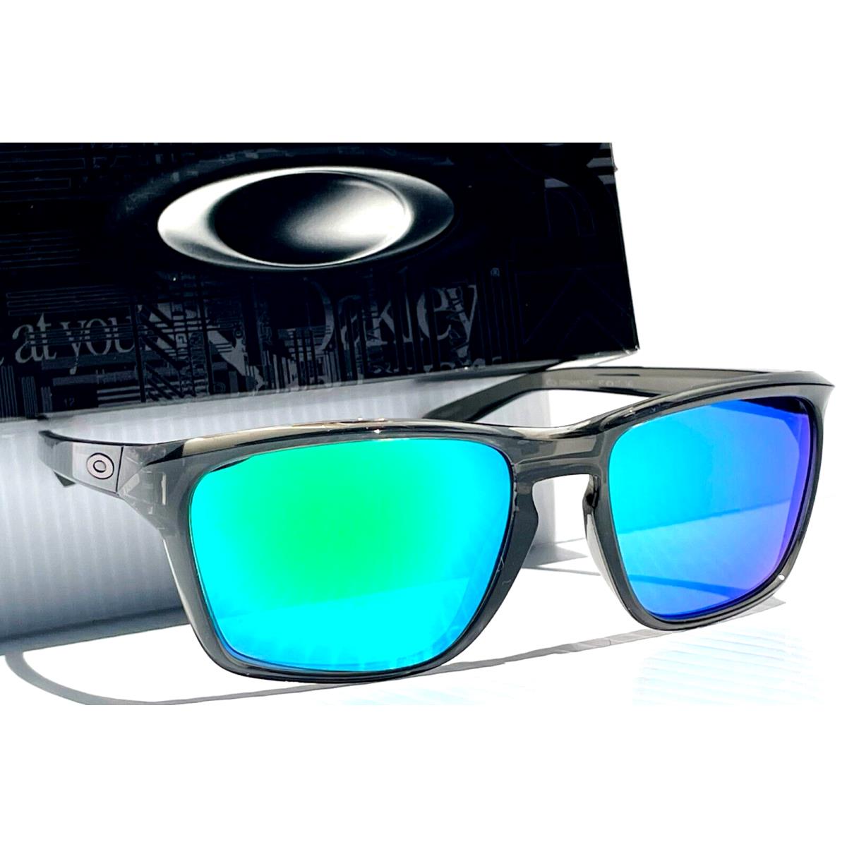 Oakley Sylas Grey Smoke Polarized Galaxy Jade Mirror Lens Sunglass 9448