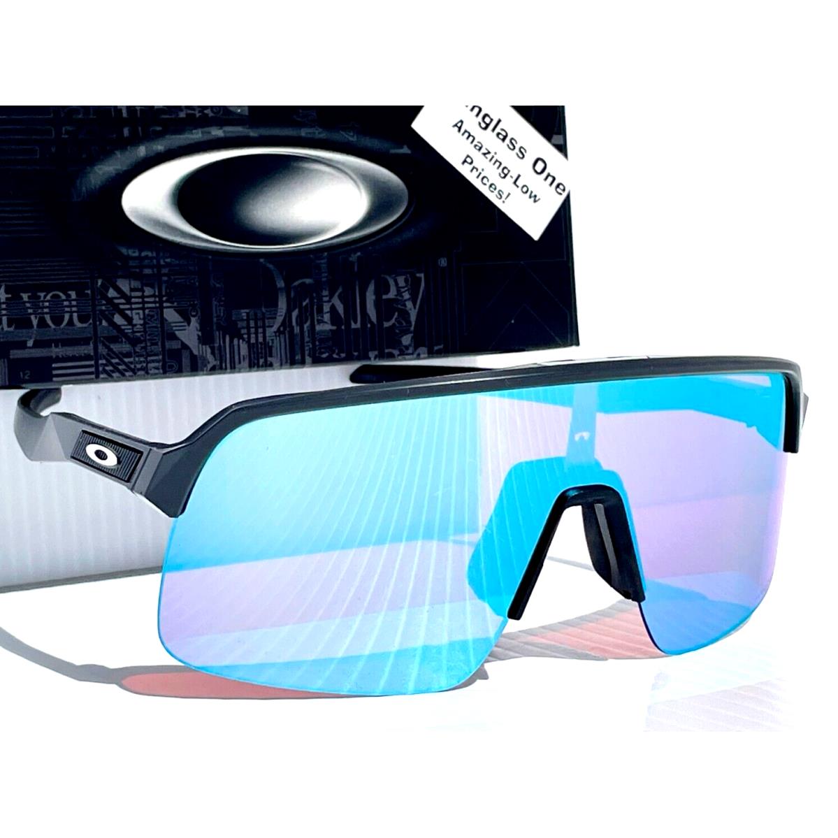 Oakley Sutro Lite Matte Grey Rimless Prizm Snow Sapphire Sunglass 9463-17