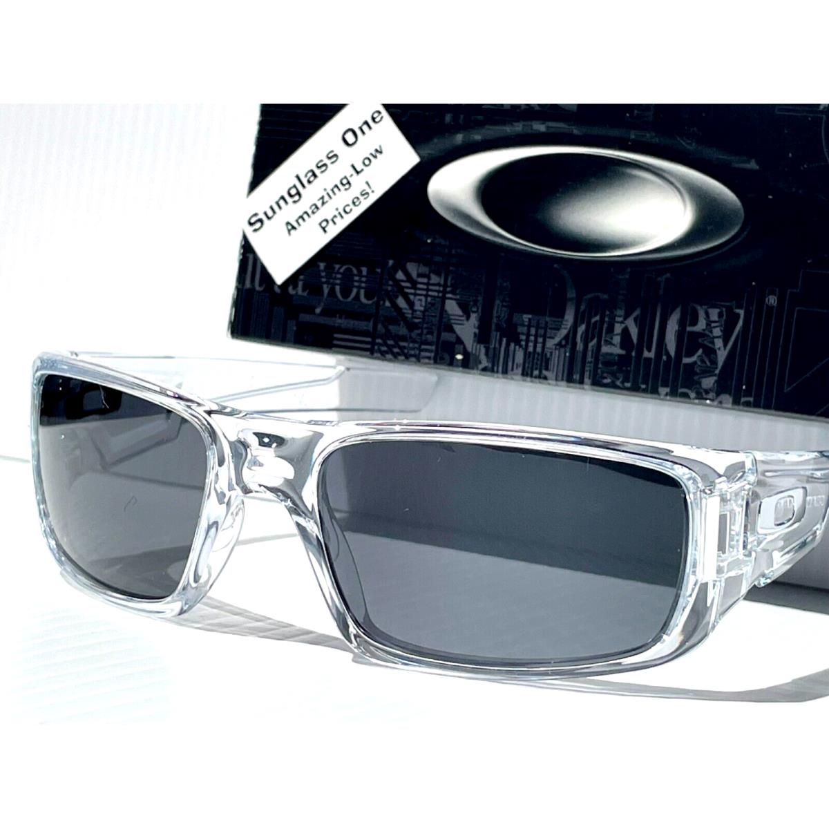 Oakley Crankshaft Clear Polarized Galaxy Black Lens Sunglass 9239