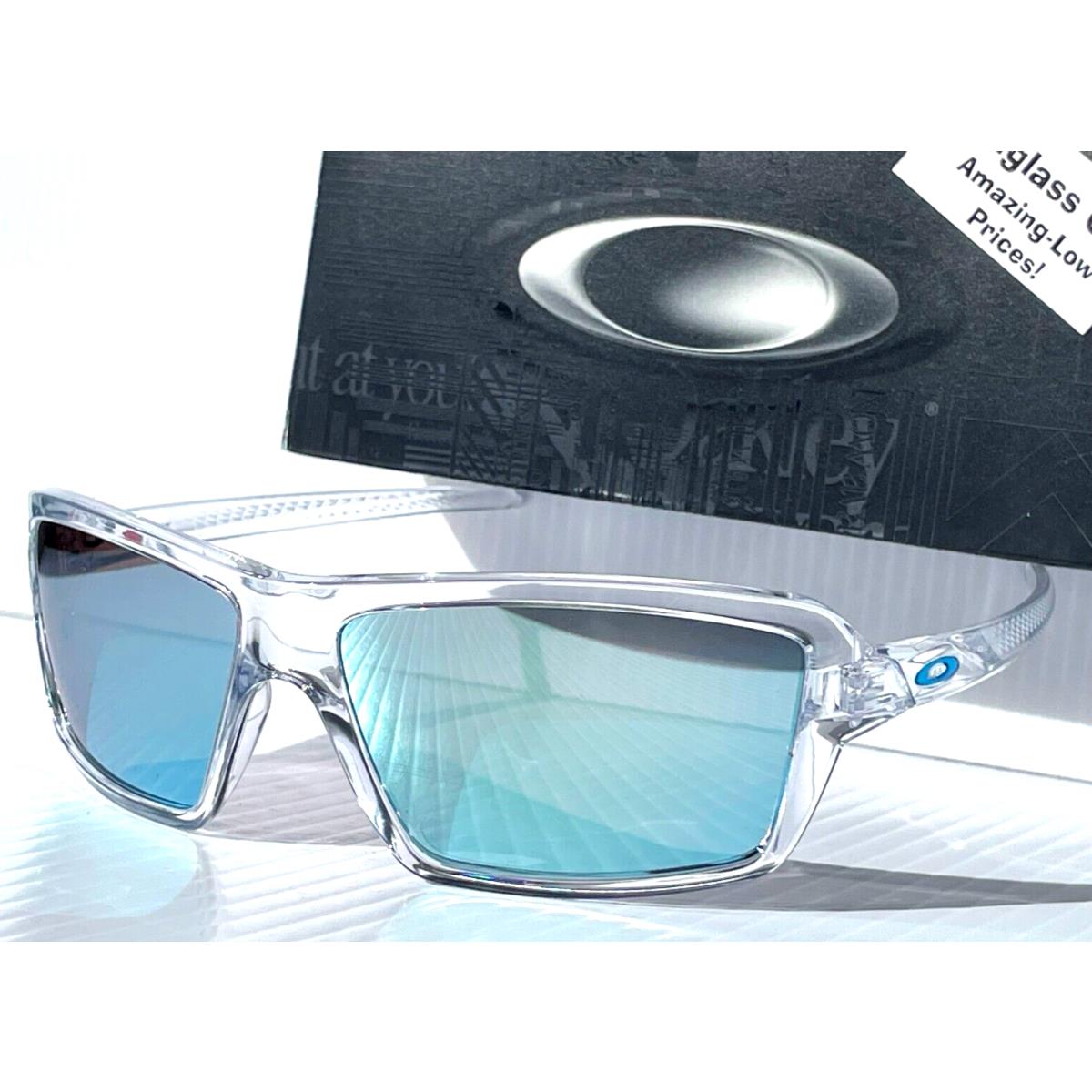 Oakley Cables Polished Clear Polarized Galaxy Chrome Lens Sunglass 9129-05