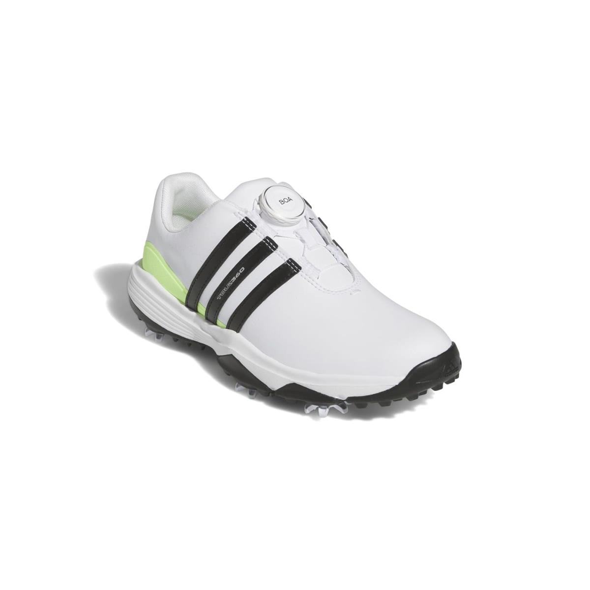 Children Unisex Shoes Adidas Golf Tour360 Boa 24 Big Kid/little Kid - Footwear White/Coreblack/Grenspark