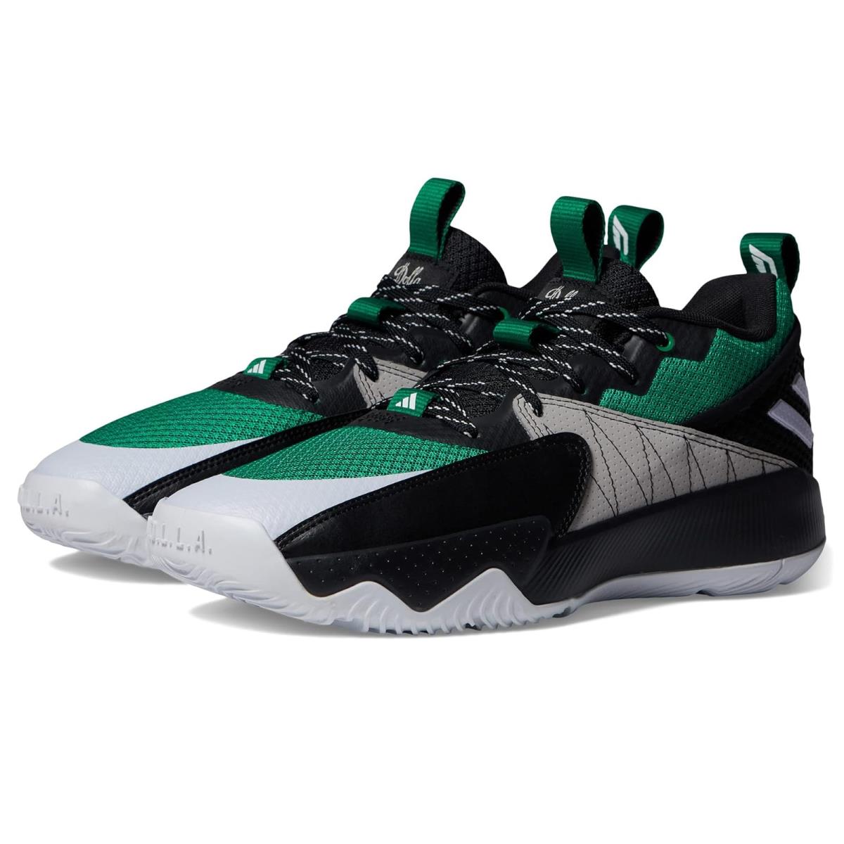 Unisex Sneakers Athletic Shoes Adidas Dame Certified Court Green/Black/White
