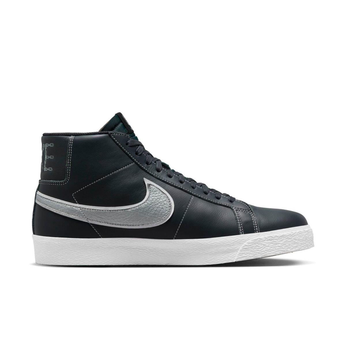 Nike SB Zoom Blazer Mid x Mason Silva Dark Obsidian/metallic Silver DZ7260-400 - Anthracite/Anthracite/Black/Black