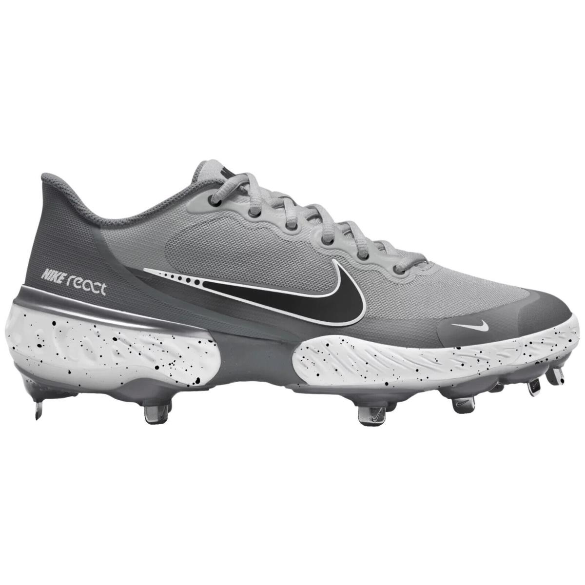 Nike Alpha Huarache Elite 3 Low `light Smoke Grey` CK0746-011 Baseball Cleats - Gray