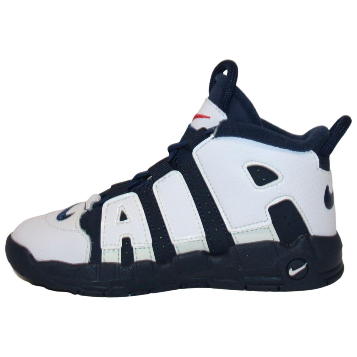 Nike Air More Uptempo (td) Air More Uptempo TD Toddler Boy`s Sneaker - White/Midnight Navy