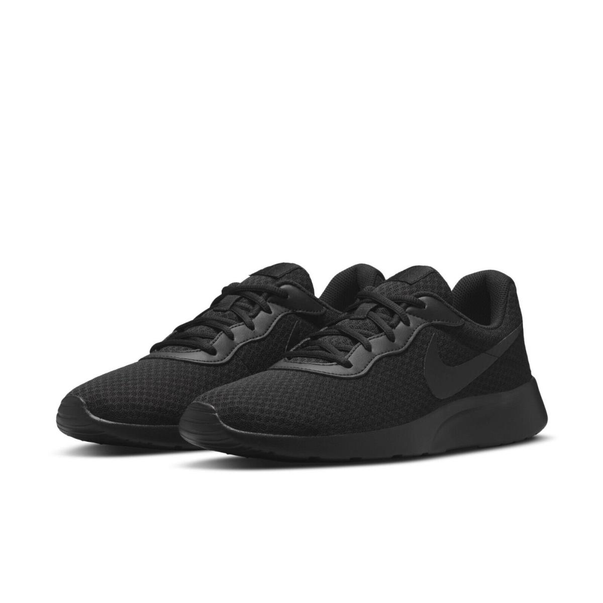 Nike Tanjun Men`s Black DJ6258-001 Athletic Mesh Running Sneakers