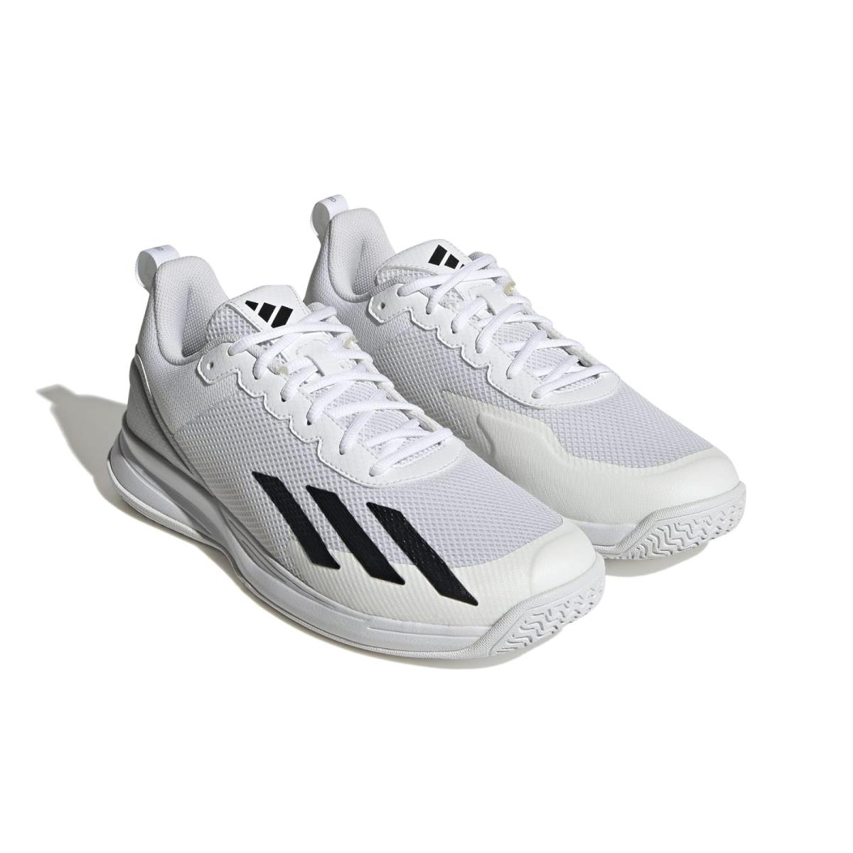 Man`s Sneakers Athletic Shoes Adidas Courtflash Speed Footwear White/Core Black/Matte Silver