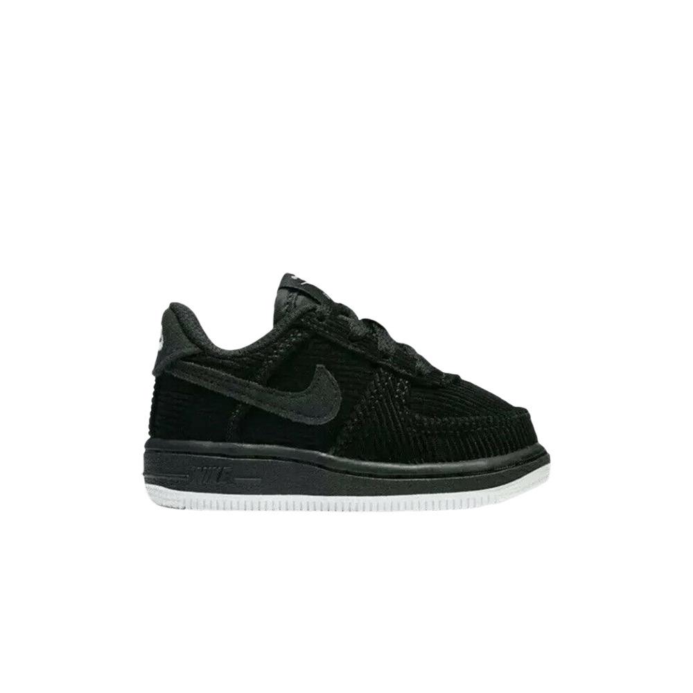 Toddler Nike Air Force 1 LV8 Style Black Corduroy Quick Strike BV1235 001 - Black