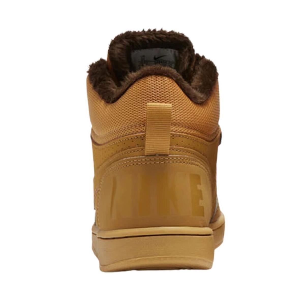 Big Kid`s Nike Court Borough Mid Winter Haystack/haystack AA3458 700 - Haystack/Haystack