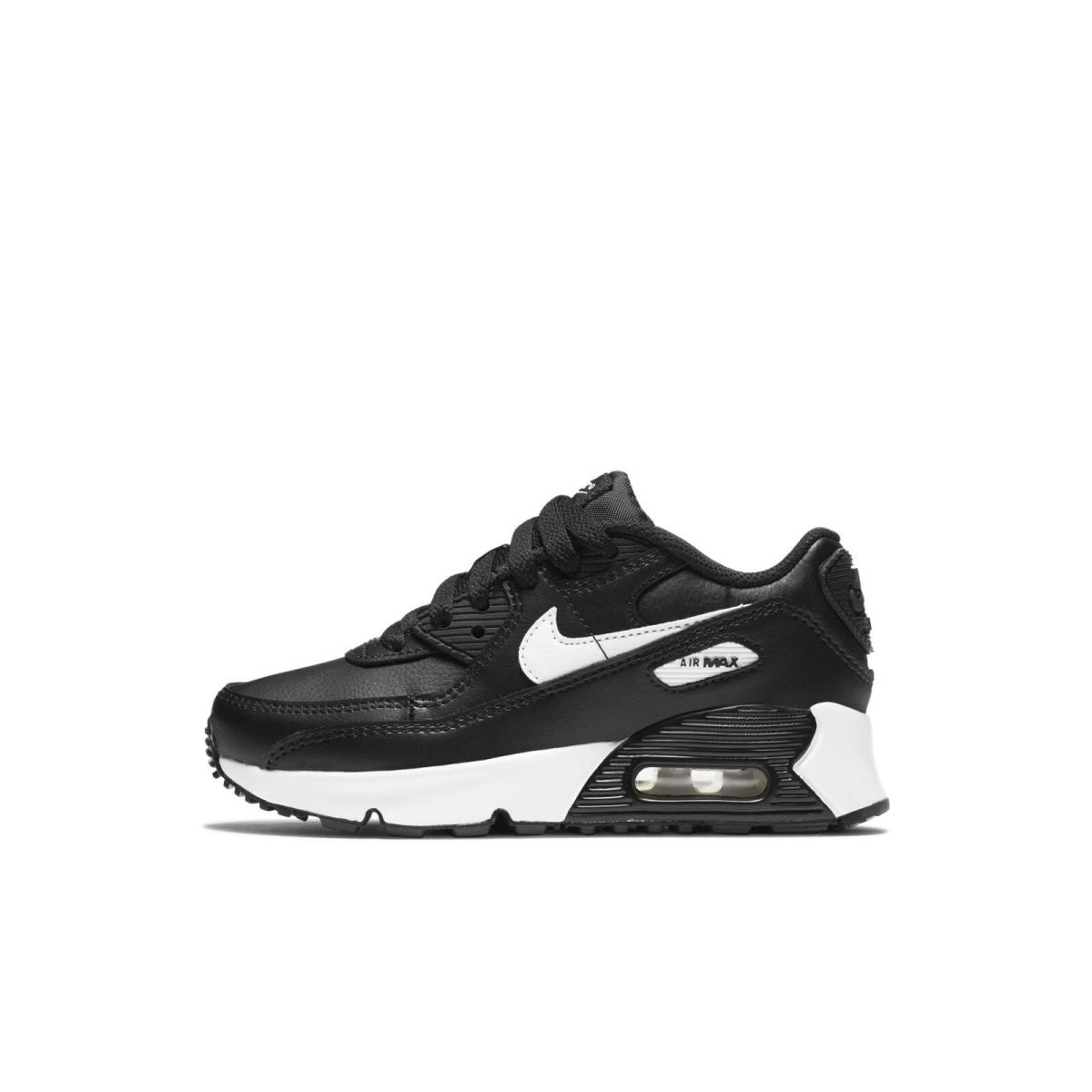 CD6867-010 Preschool Nike Air Max 90 Leather PS - Black