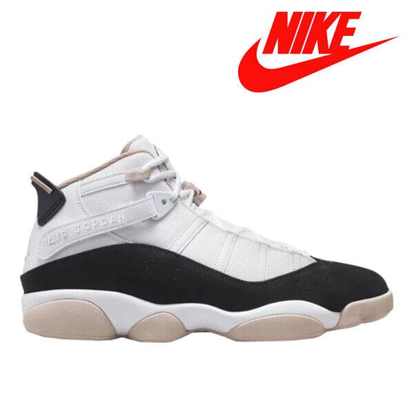 Nike Jordan 6 Rings 322992-112 White Black ON Basketball - White