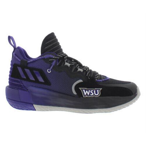 Adidas Sm Dame 7 Extply Unisex Shoes - Black/Purple, Main: Black
